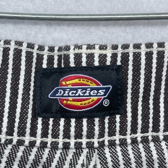 DICKIES Pants 28x32 Garyville Hickory Railroad Stripe Trouser Carpenter Cotton - Picture 5 of 15